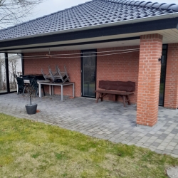 Før montering af nye vinduer i bolig i Spøttrup på Salling