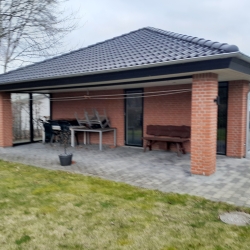 Før montering af vinduer i bolig i Spøttrup