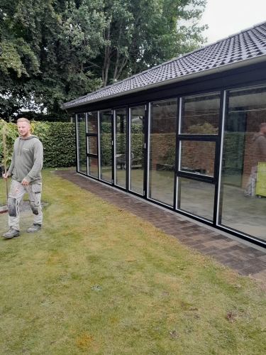 Montering af vinduer i Spøttrup