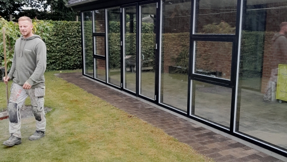 Montering af vinduer i Spøttrup